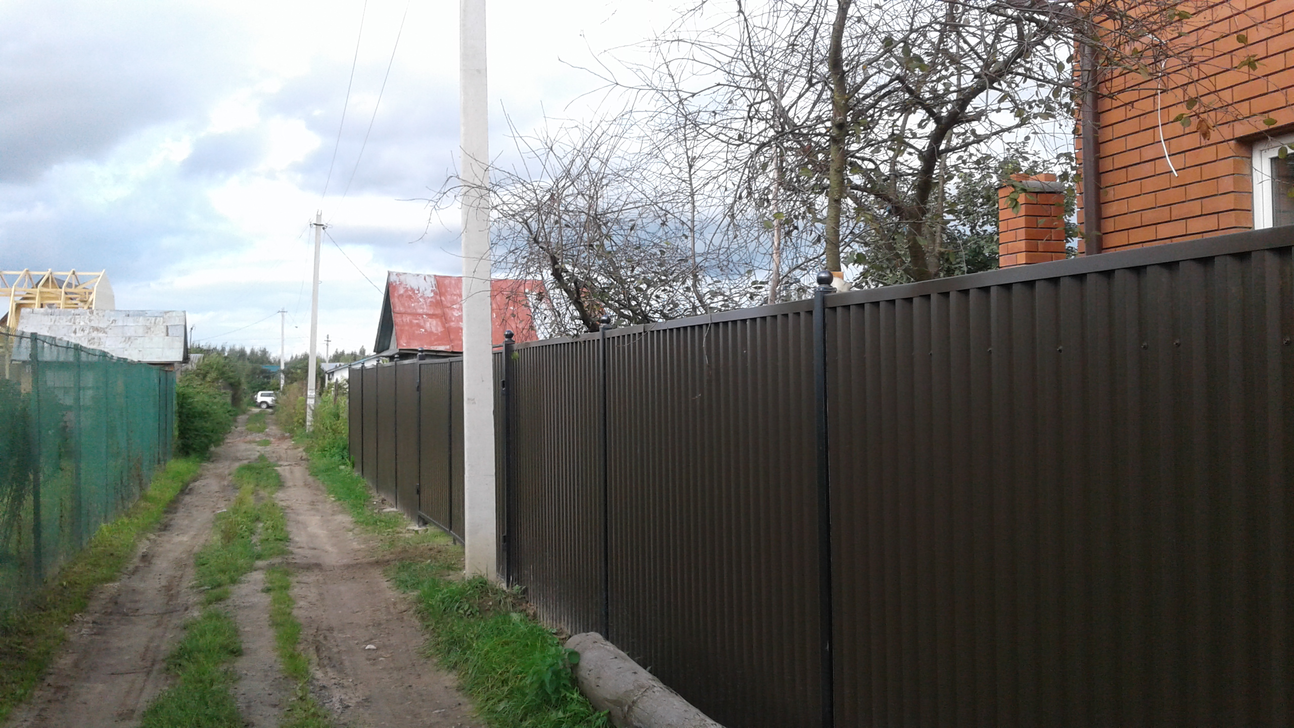 Забор из профнастила Московская область
